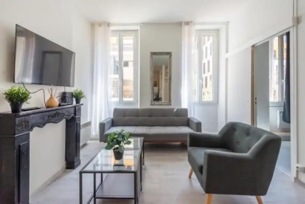 T2 Appartement Lumineux A La Joliette Marseille Extérieur photo
